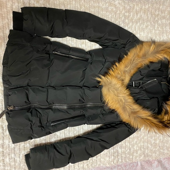 ADALI down coat with natural fur Signature Mackage C - Picture 5 of 5